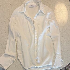 Primark Ivory Button Down Shirt